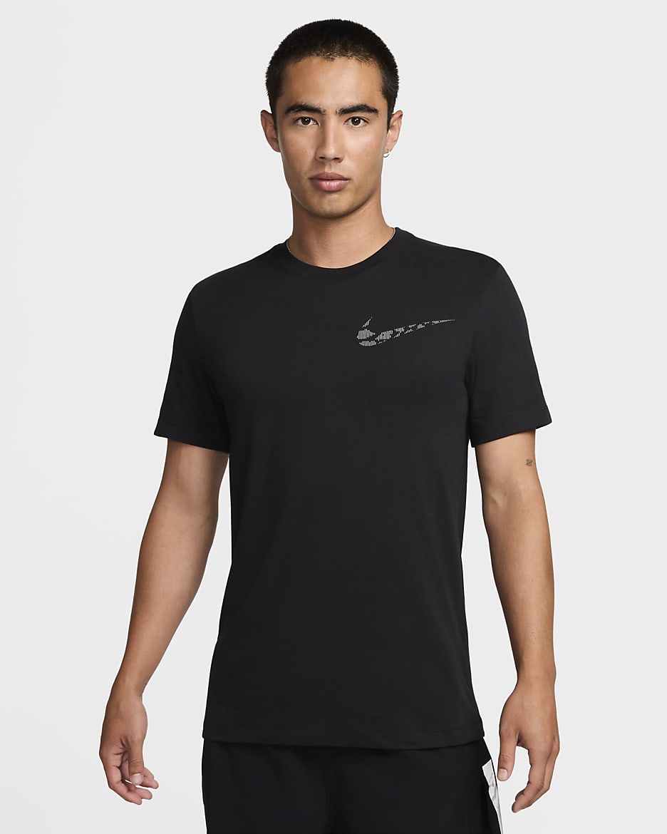 Mens nike dri fit running shirt best sale